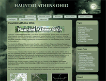 Tablet Screenshot of hauntedathensohio.com